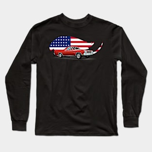 El Camino USA Print Long Sleeve T-Shirt